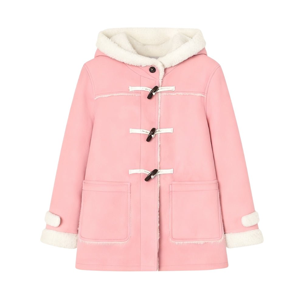 sherpa," "teddy coat," "winter outerwear," "cozy," "plush," "padded," and "insulated" throughout the description and backend