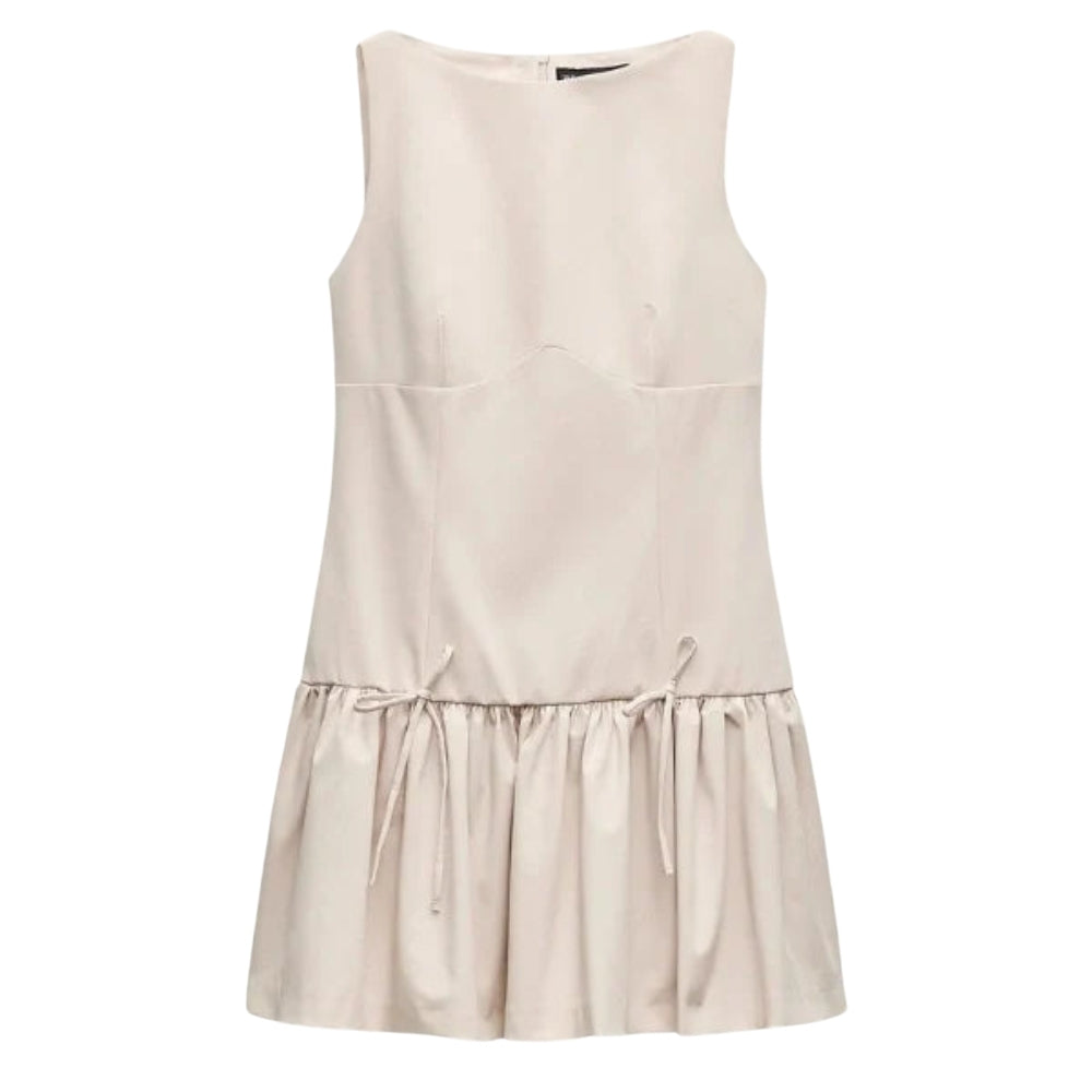 Ivory Kouvr sleeveless dress on a white background