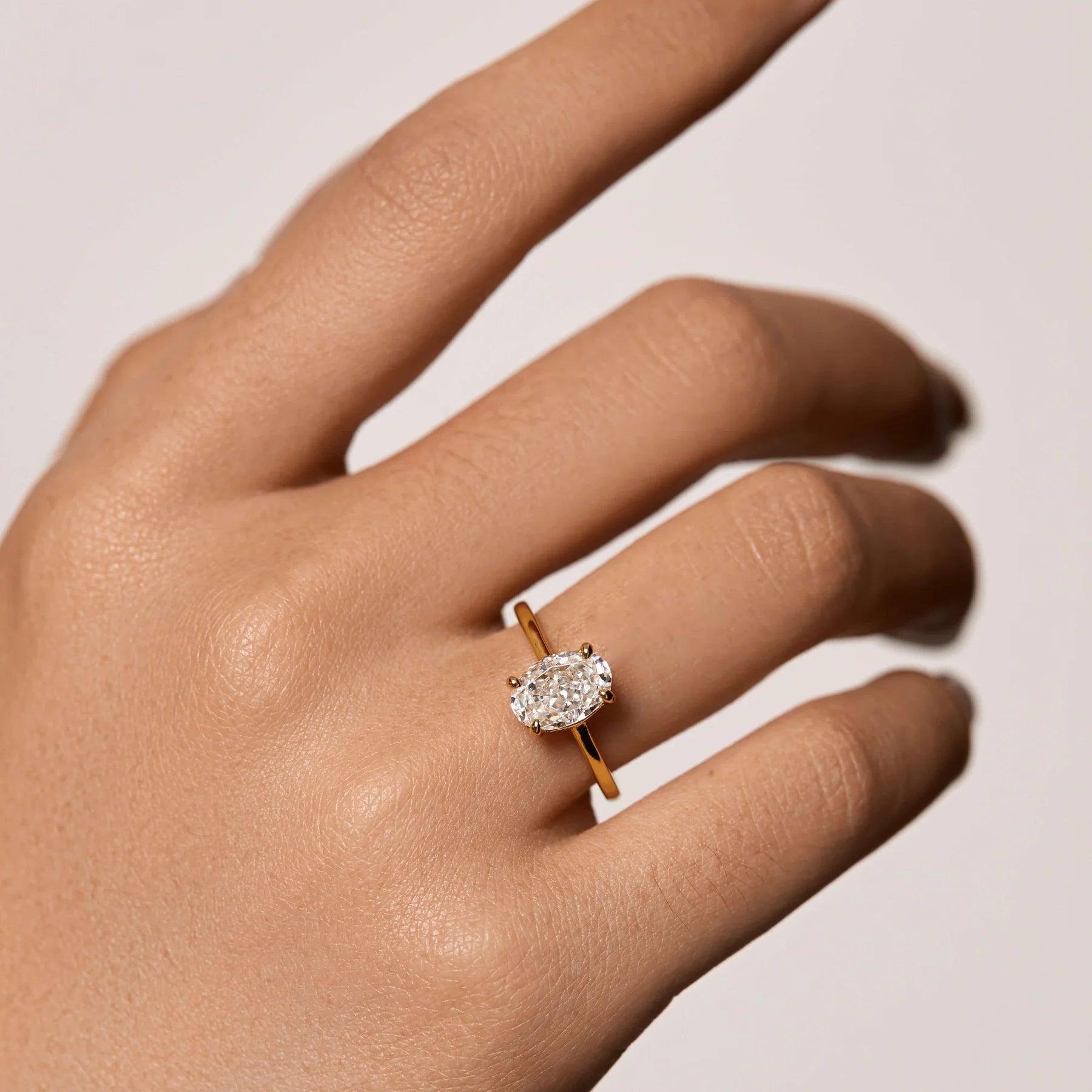 Renee Oval Solitaire Ring